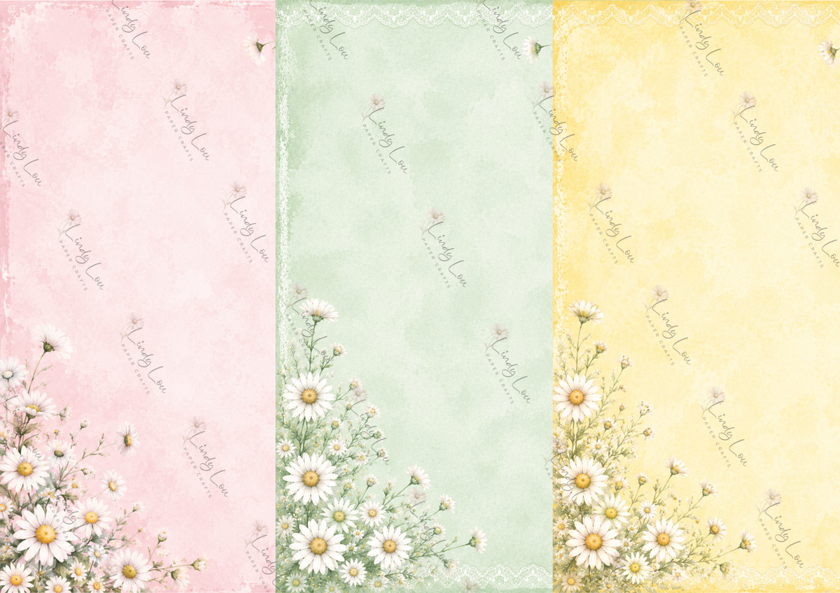 A4 Paper Collection - Daisy Whispers