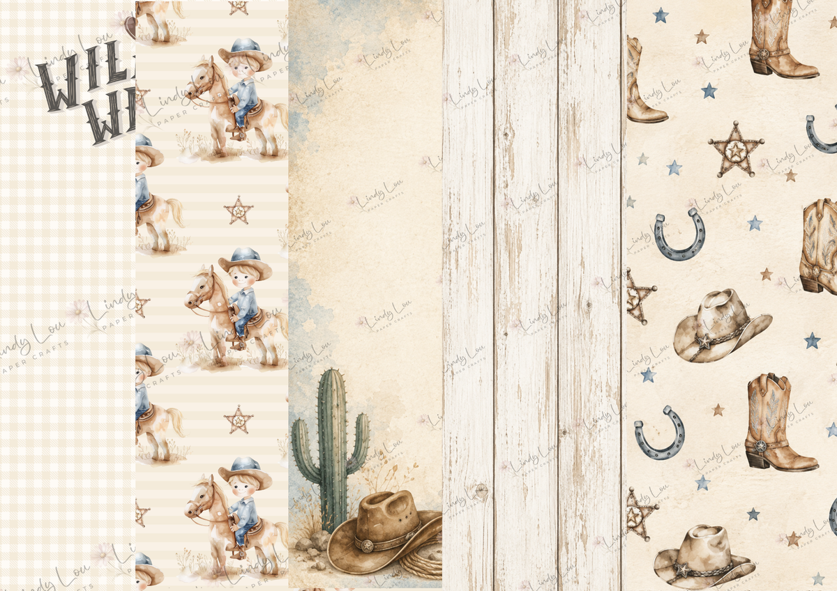 A4 Paper Collection - Giddy Up Cowboy