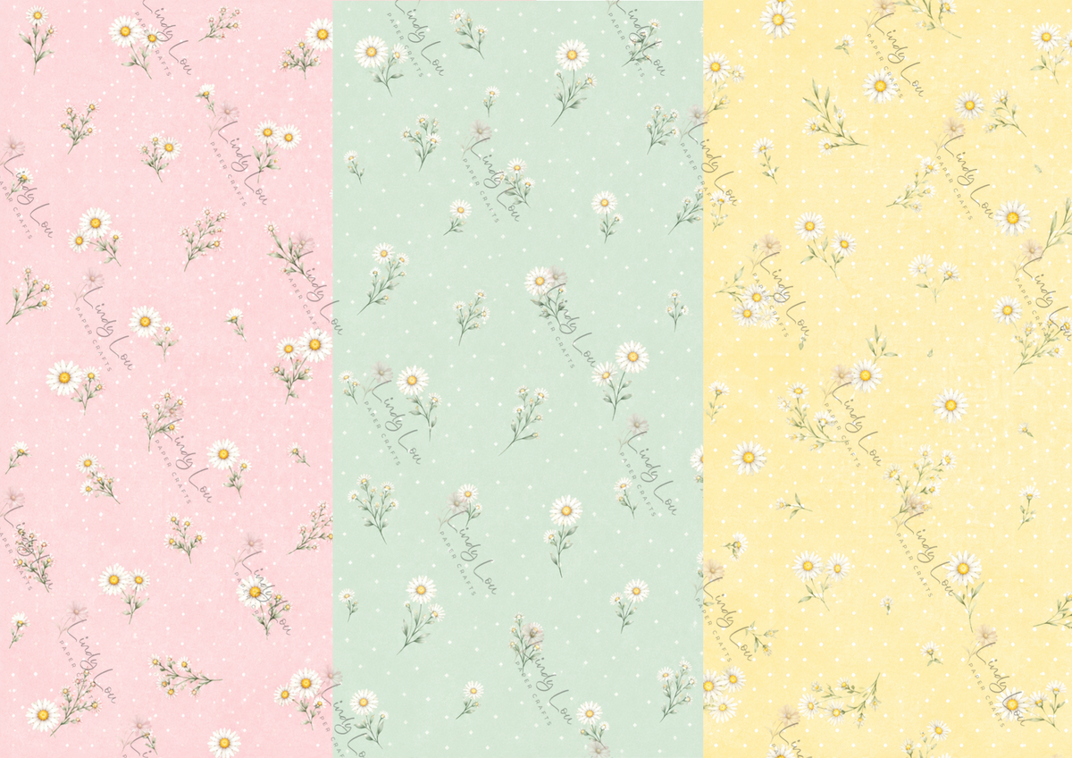 A4 Paper Collection - Daisy Whispers