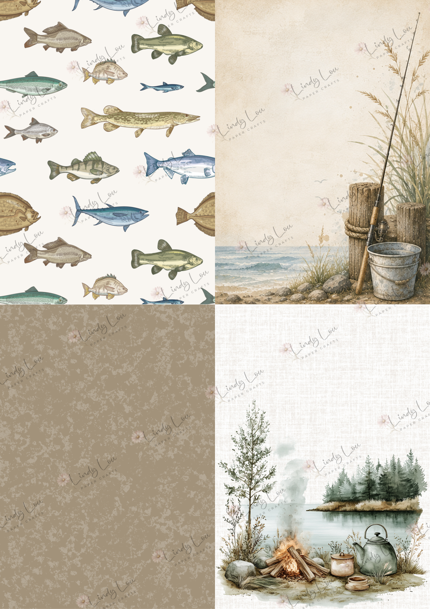 A6 Card Collection - Gone Fishing