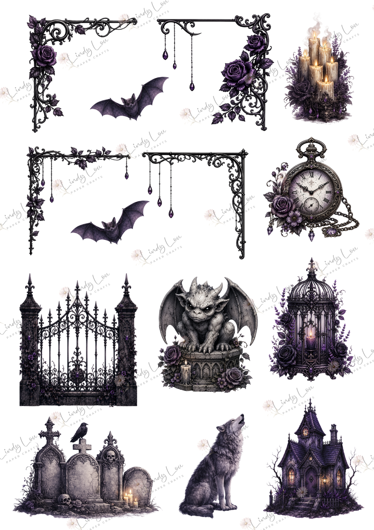 A6 Card Collection - Goth Girl Dreams