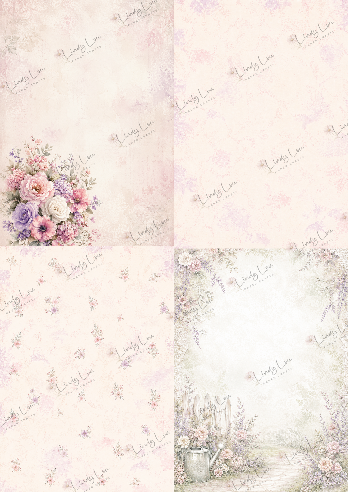 A6 Card Collection - Blooming Grace
