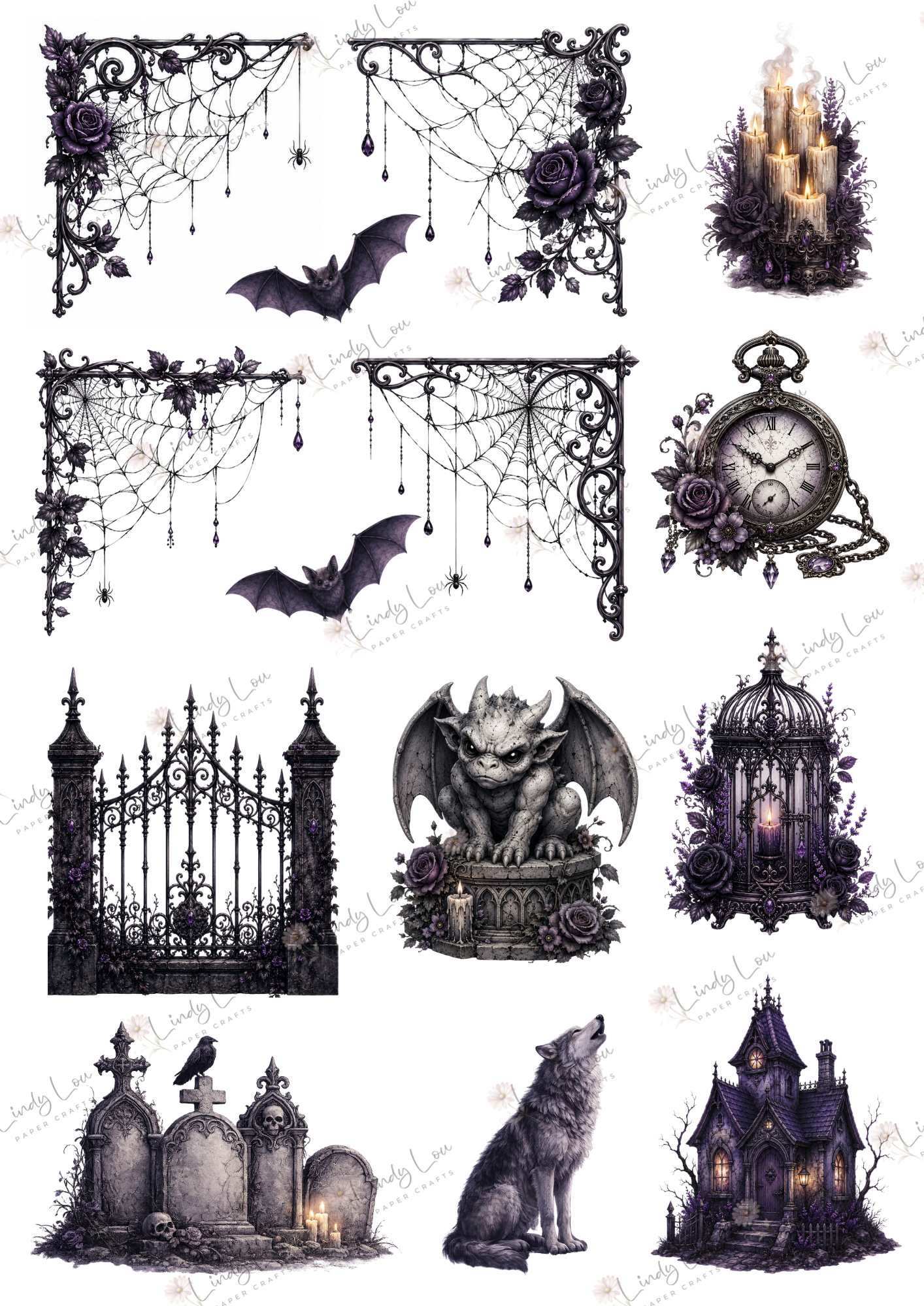 A6 Card Collection - Goth Girl Dreams