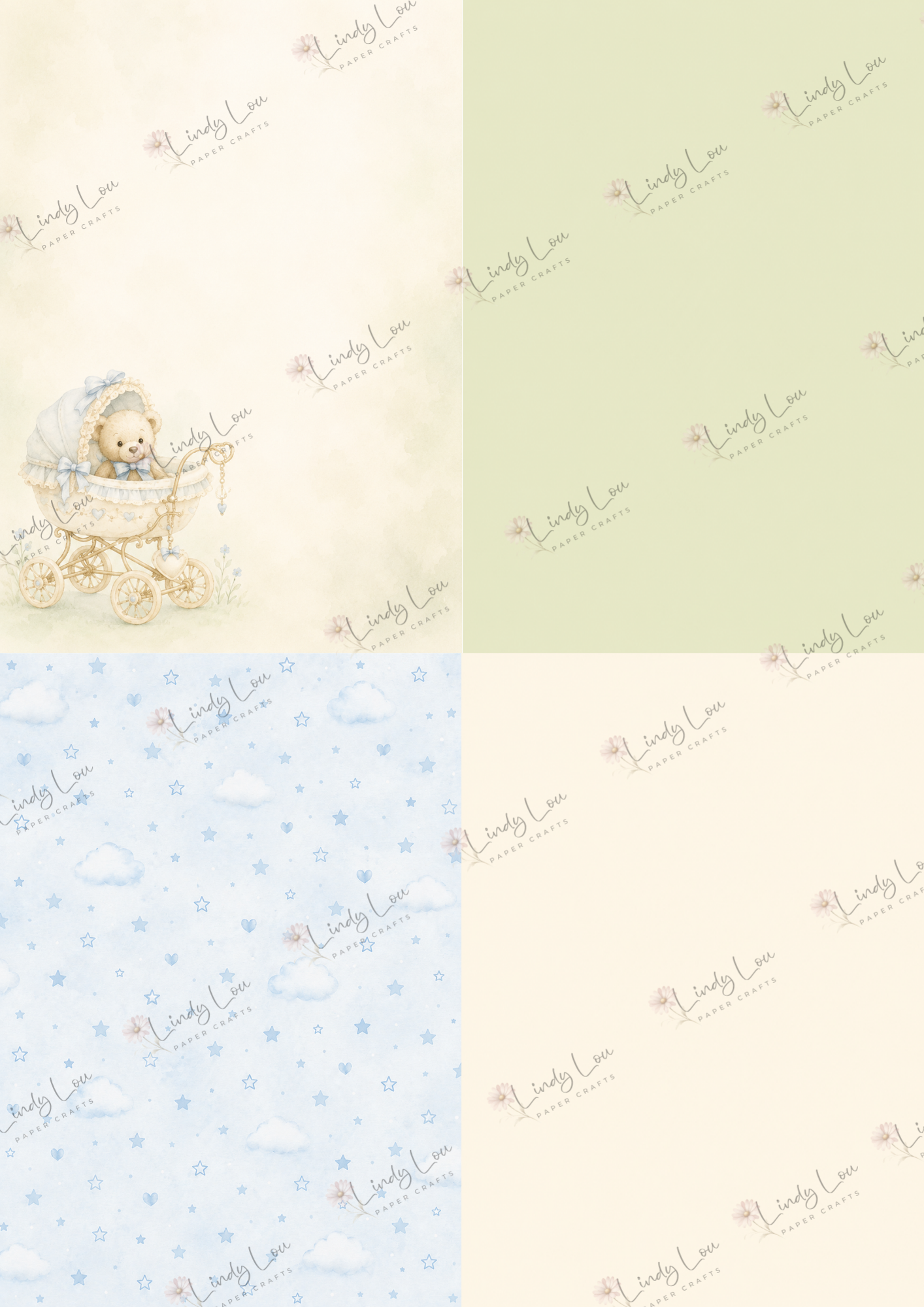 A6 Card Collection - Baby Boy