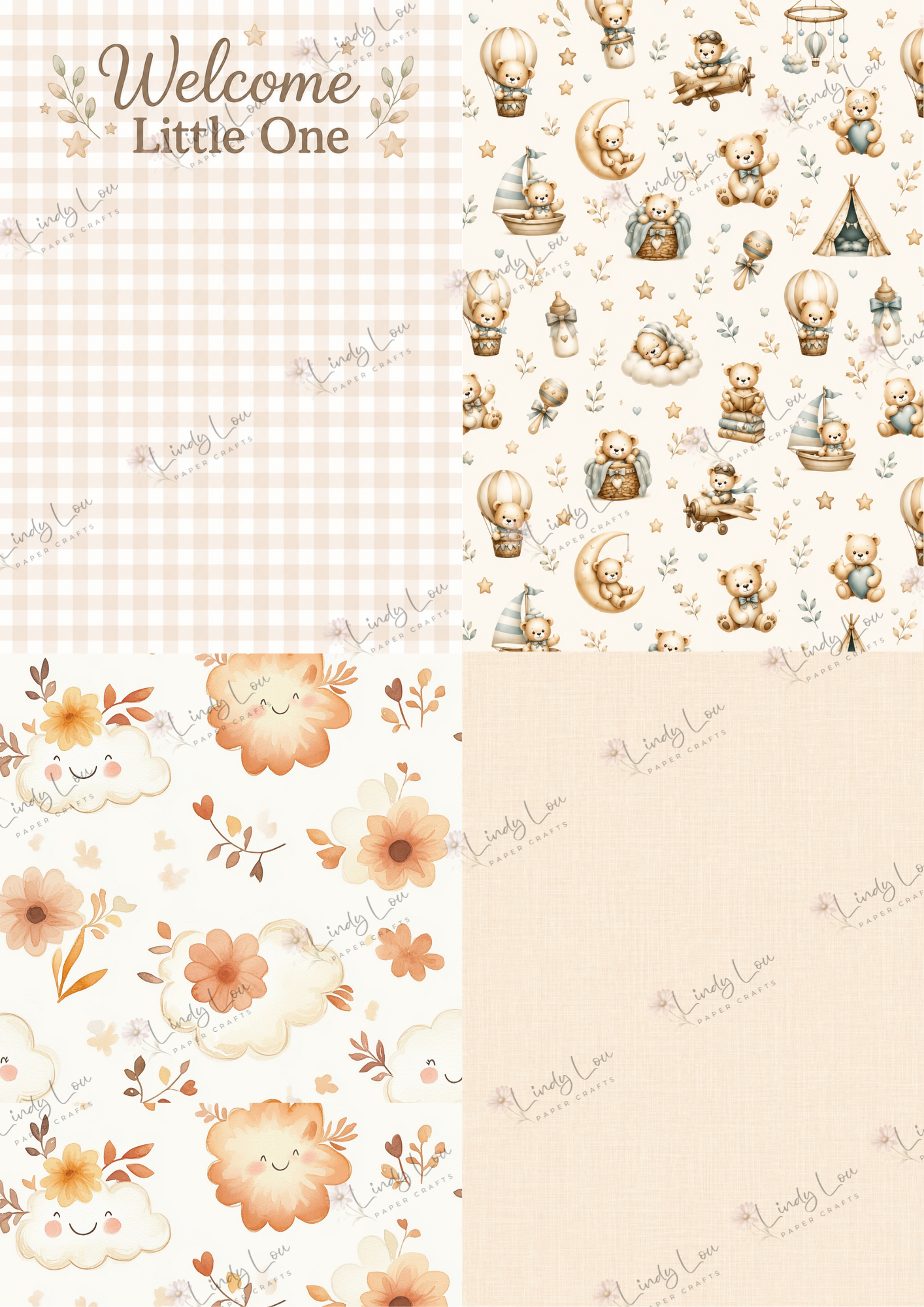 A6 Card Collection - Boho Baby