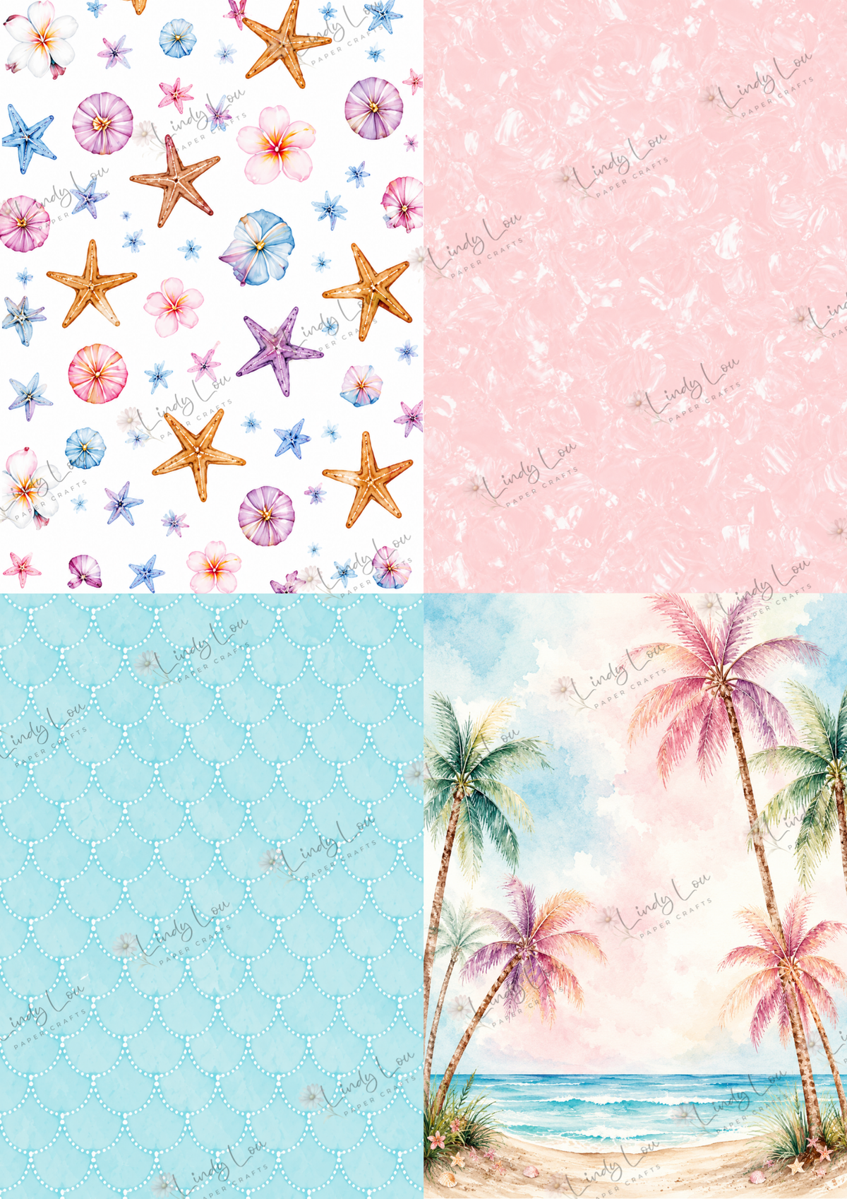 A6 Card Collection - Beach Day Buddies