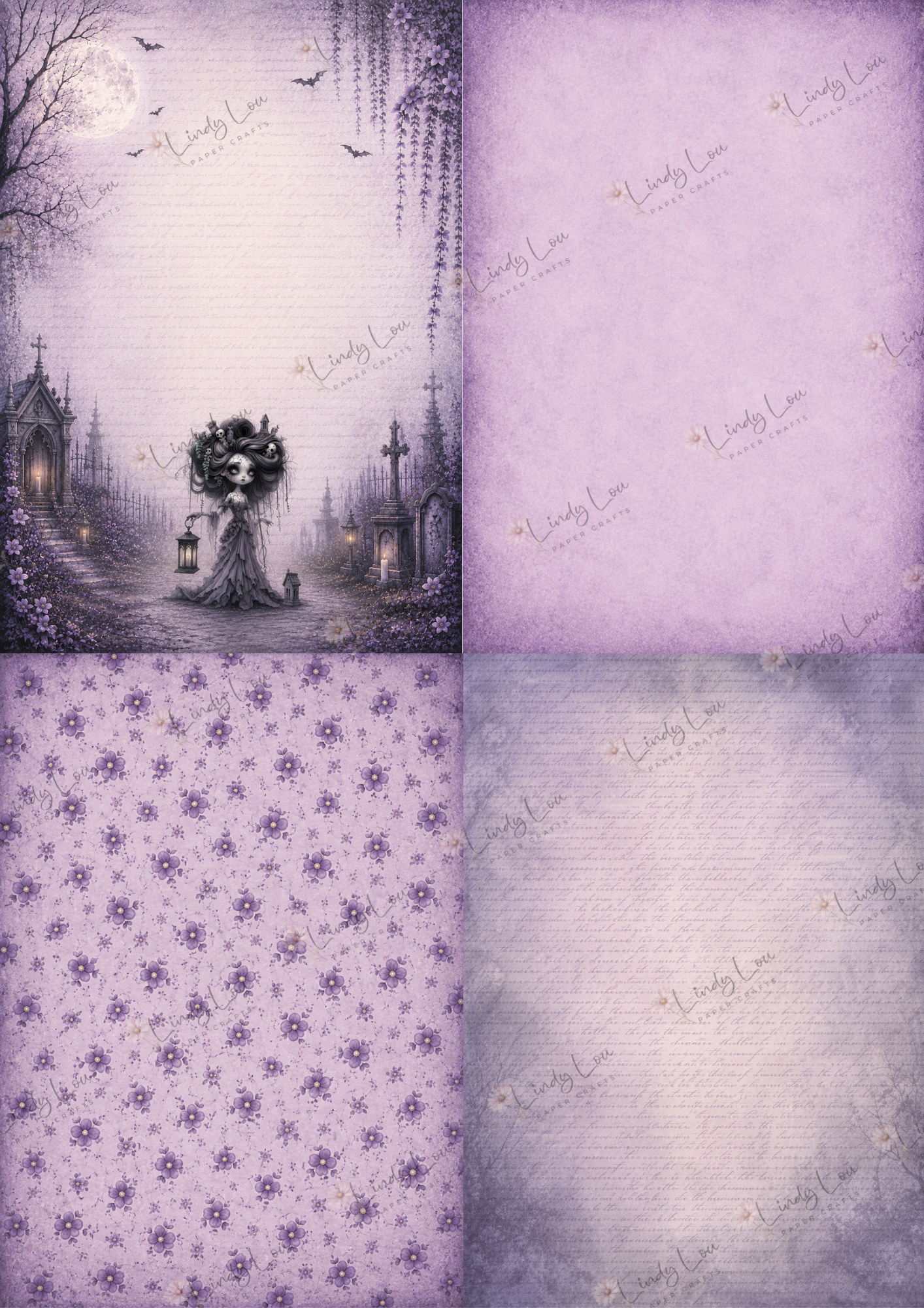 A6 Card Collection - Goth Girl Dreams