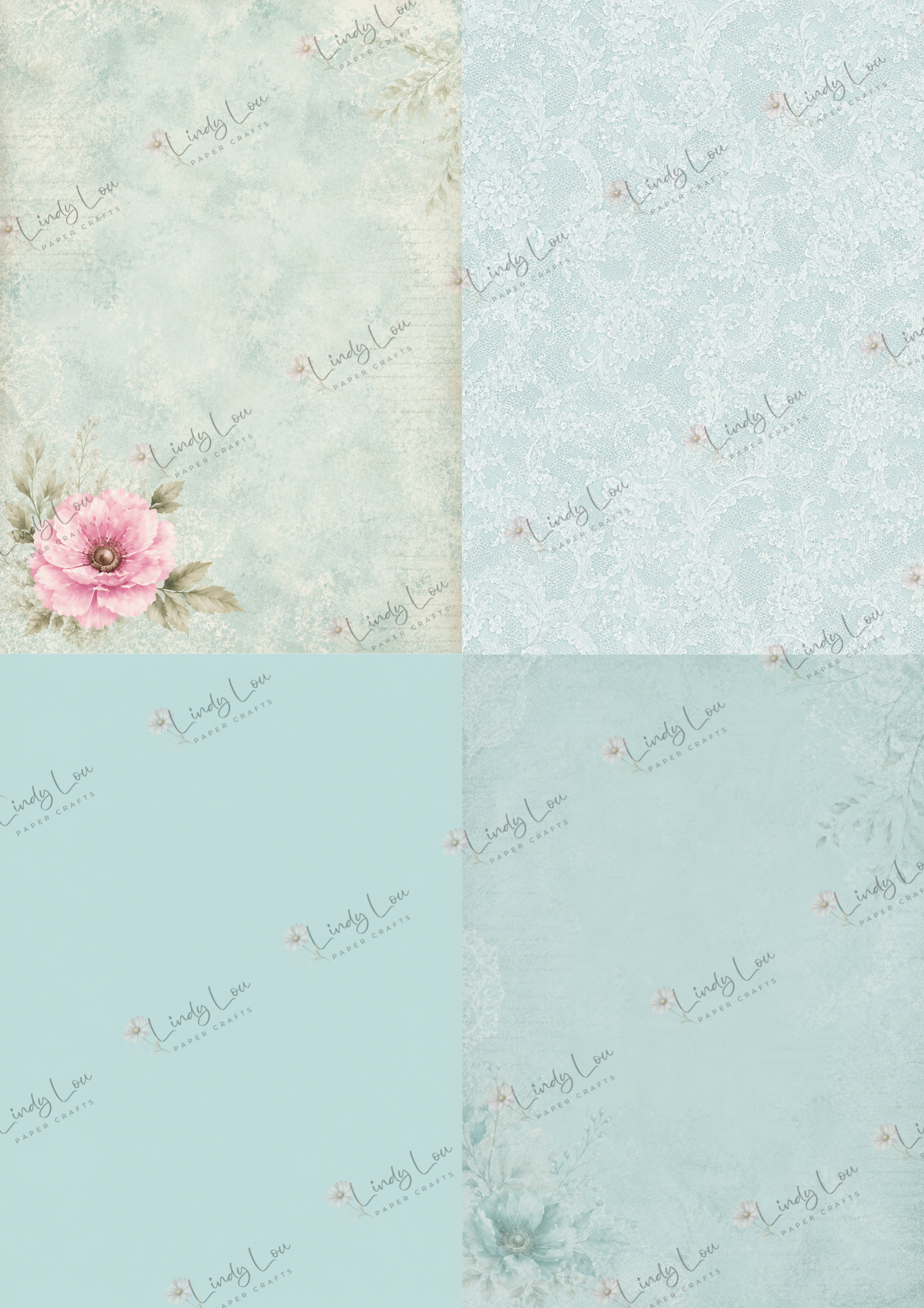 A6 Card Collection - Blooming Grace