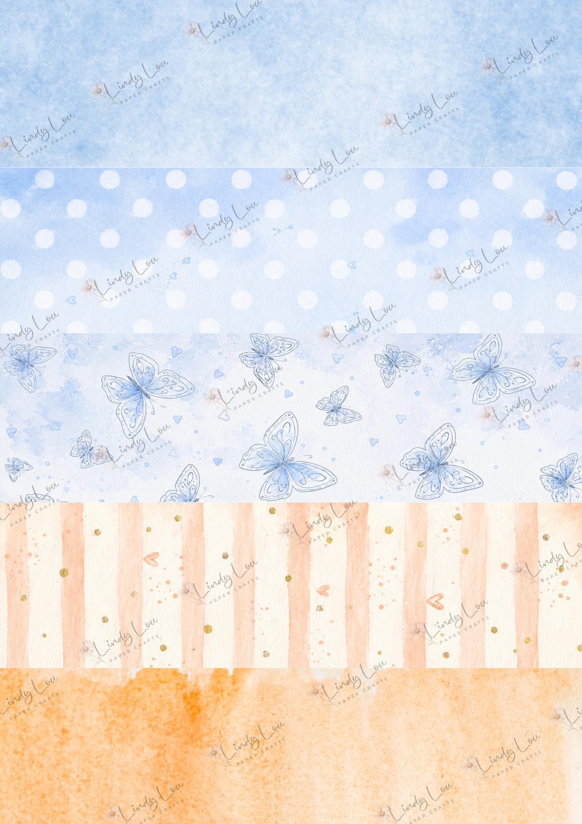 Paper Collection - Butterfly Kisses & Quirky Wishes