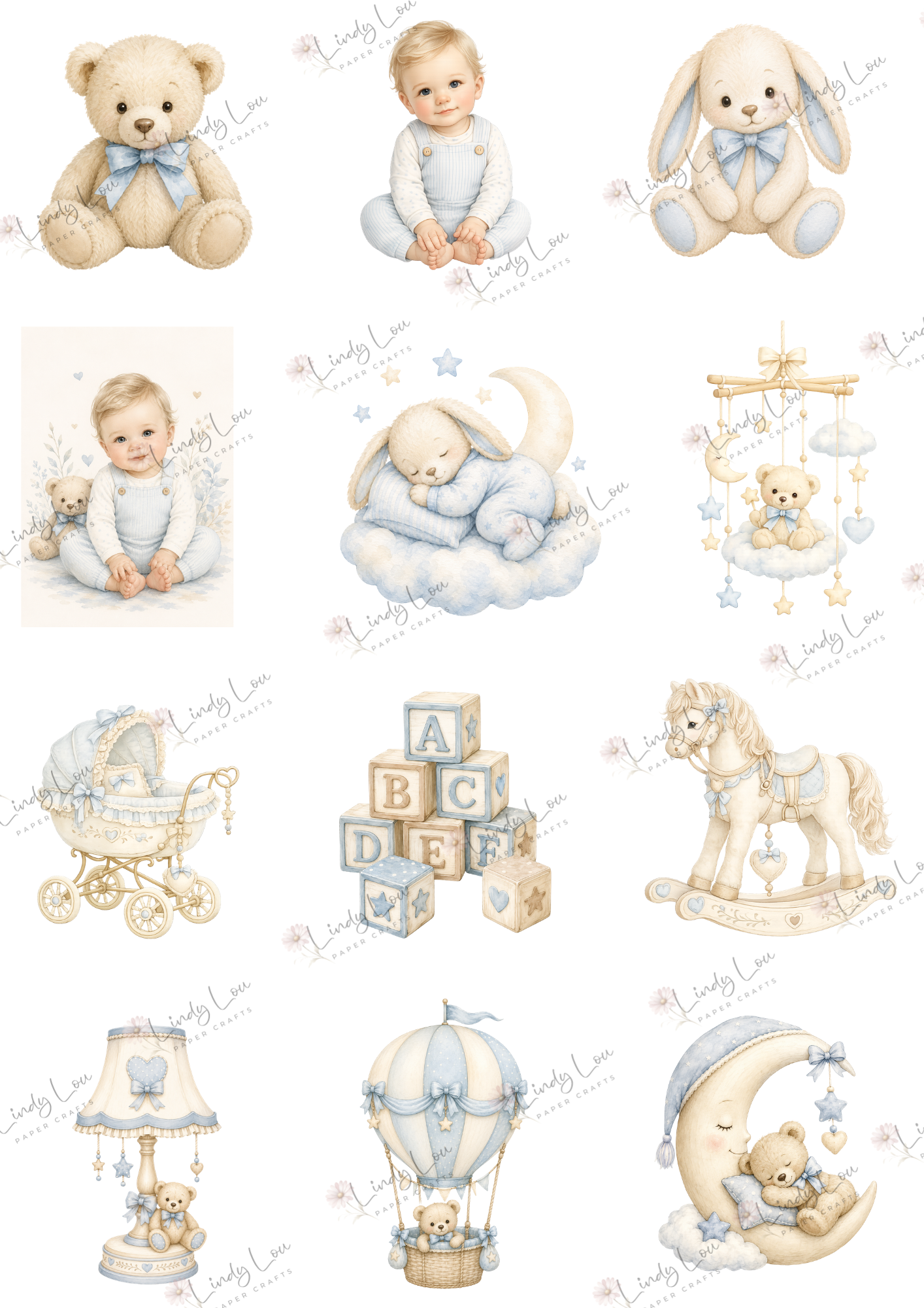A6 Card Collection - Baby Boy