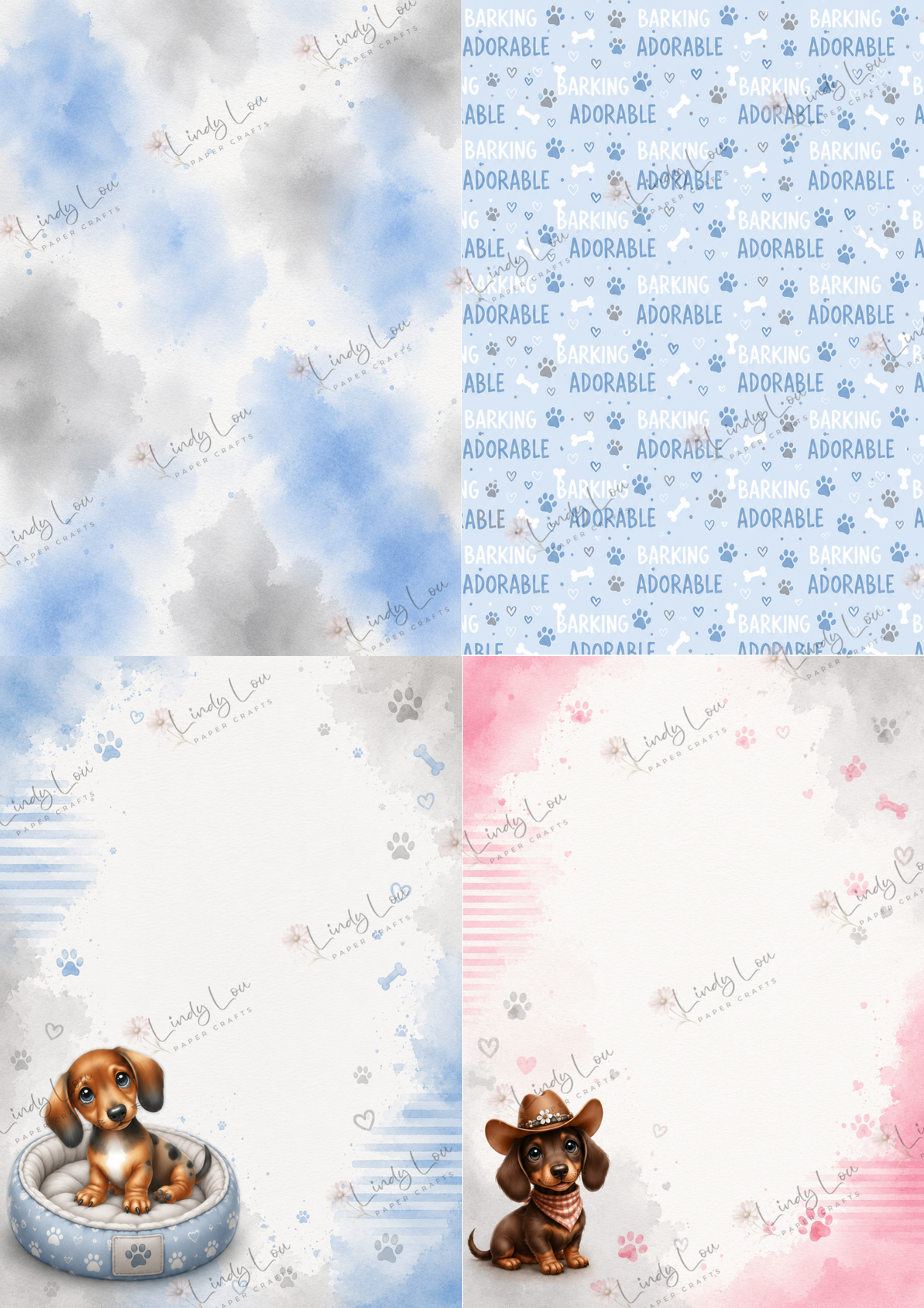 A6 Card Collection - Barking Adorable