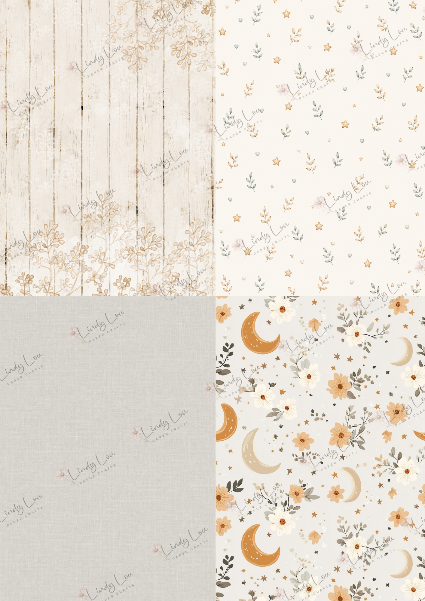 A6 Card Collection - Boho Baby