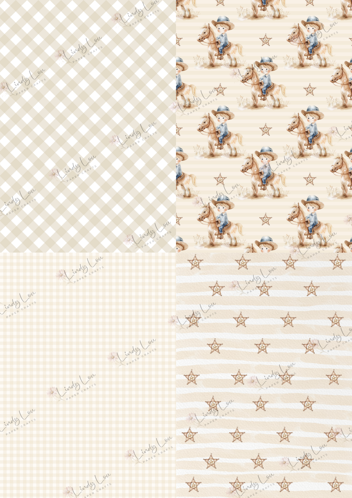 A6 Card Collection - Giddy Up Cowboy