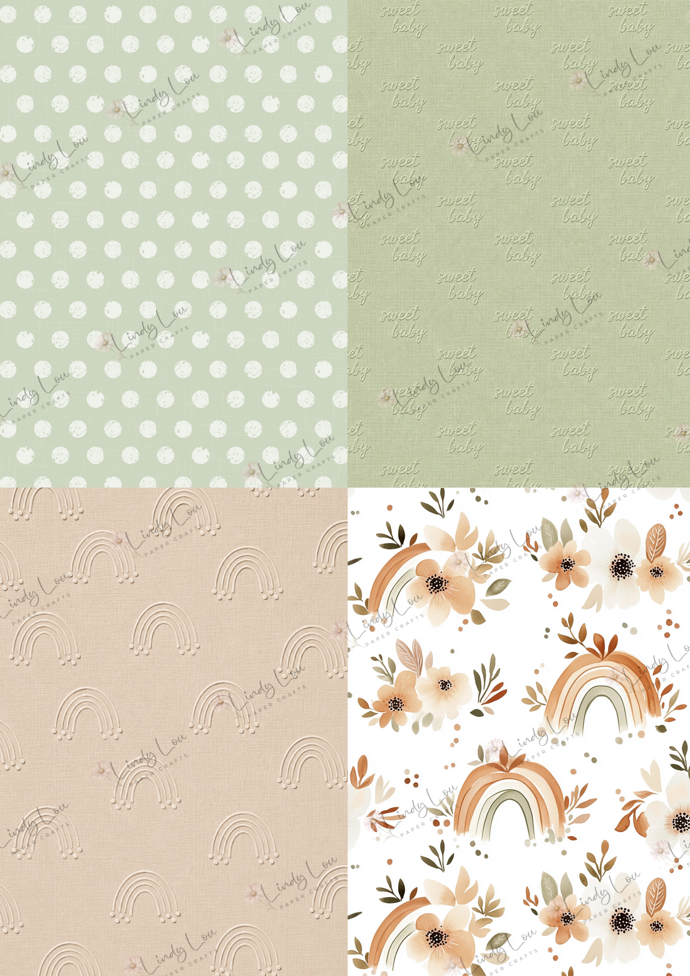A6 Card Collection - Boho Baby