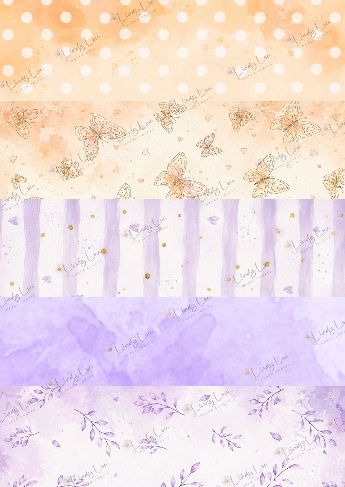 Paper Collection - Butterfly Kisses & Quirky Wishes