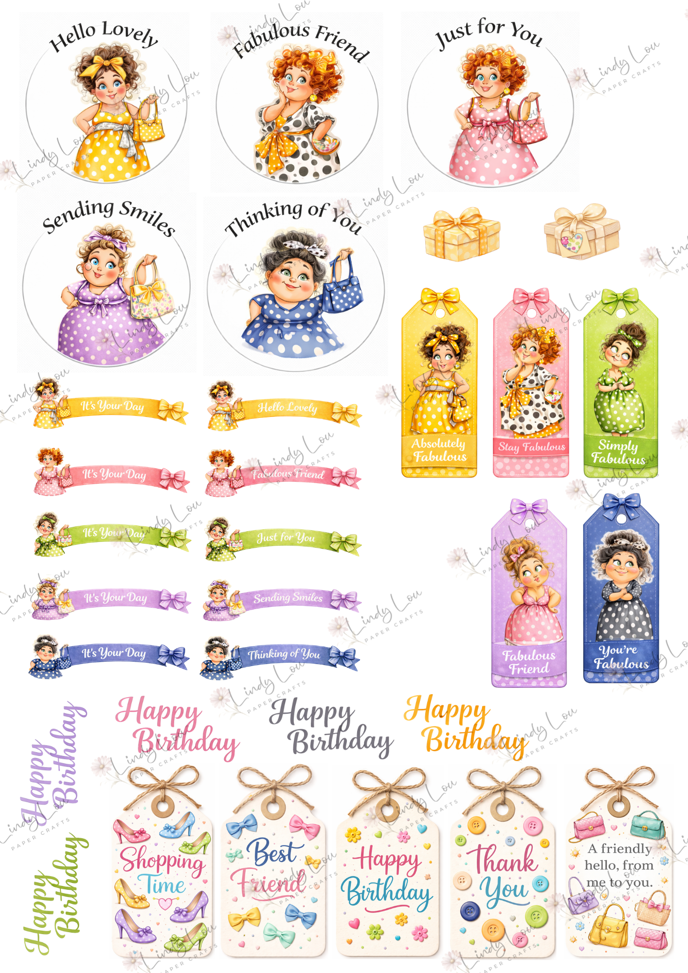 A6 Card Kit - Devine Divas