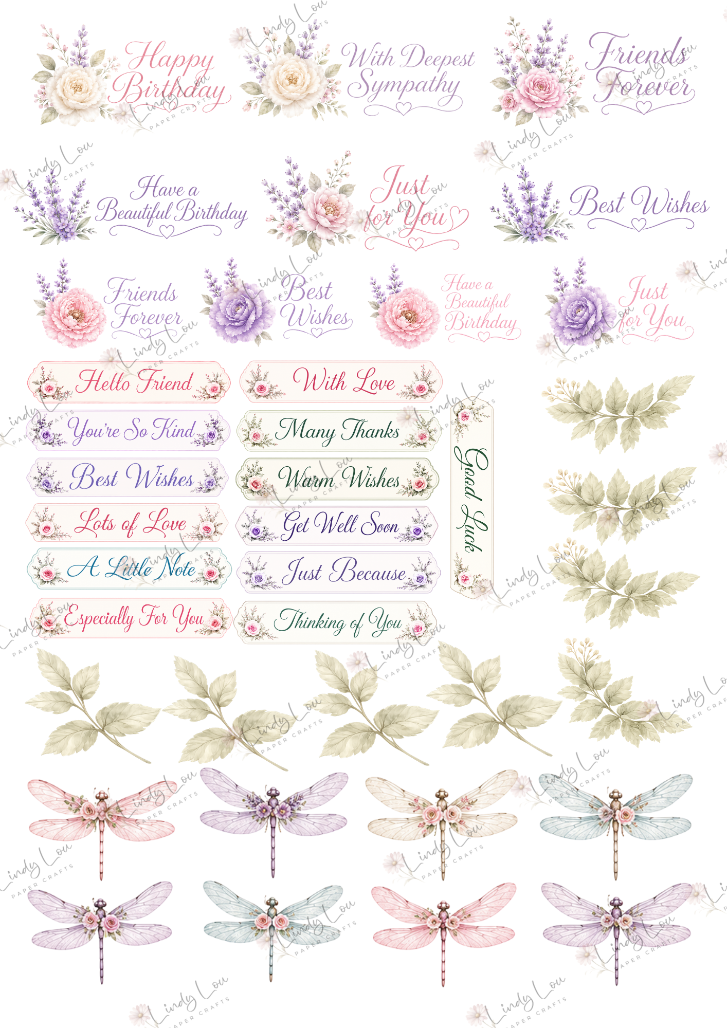 A6 Card Collection - Blooming Grace