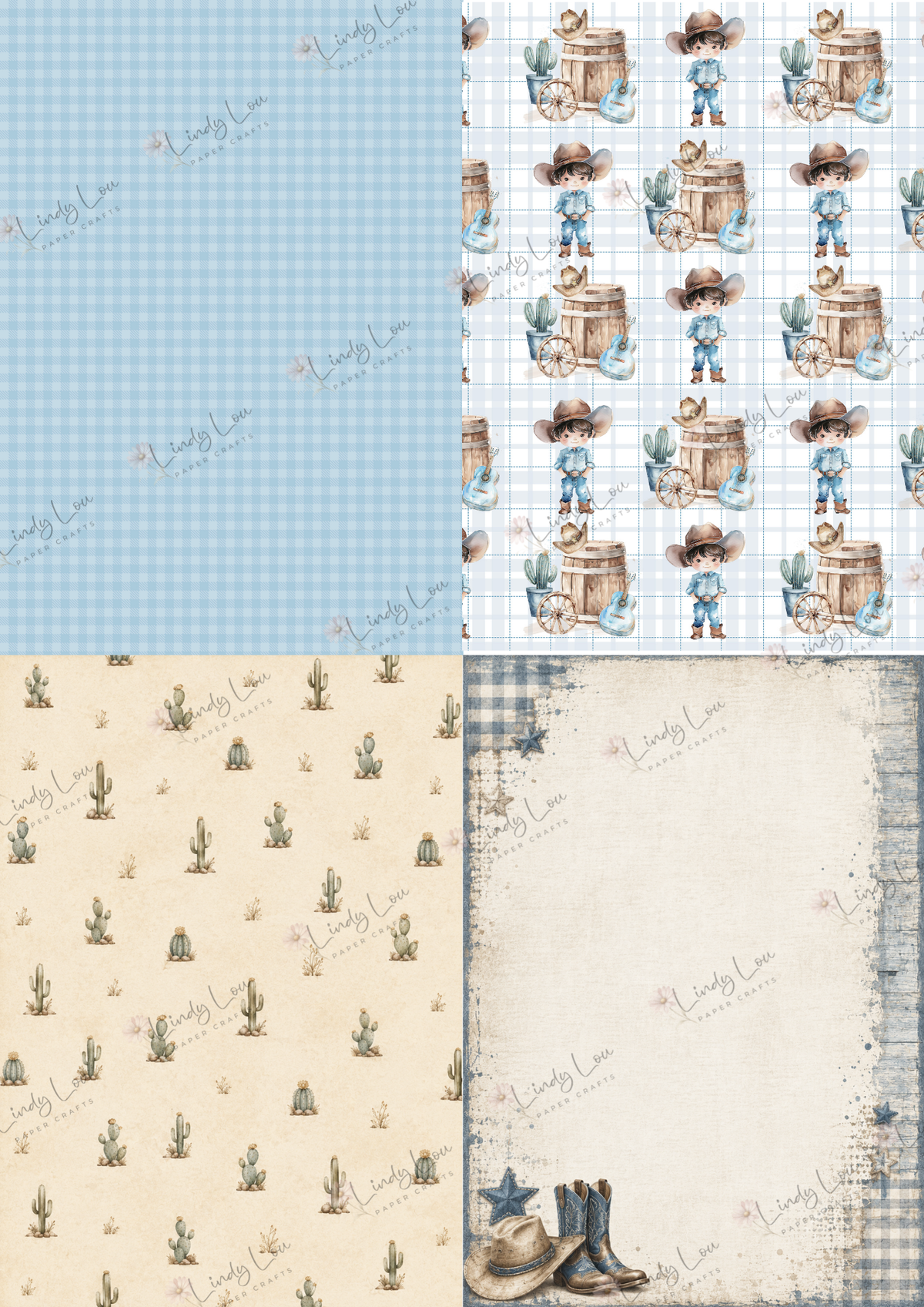 A6 Card Collection - Giddy Up Cowboy