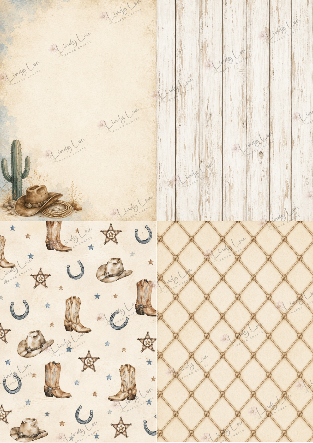 A6 Card Collection - Giddy Up Cowboy
