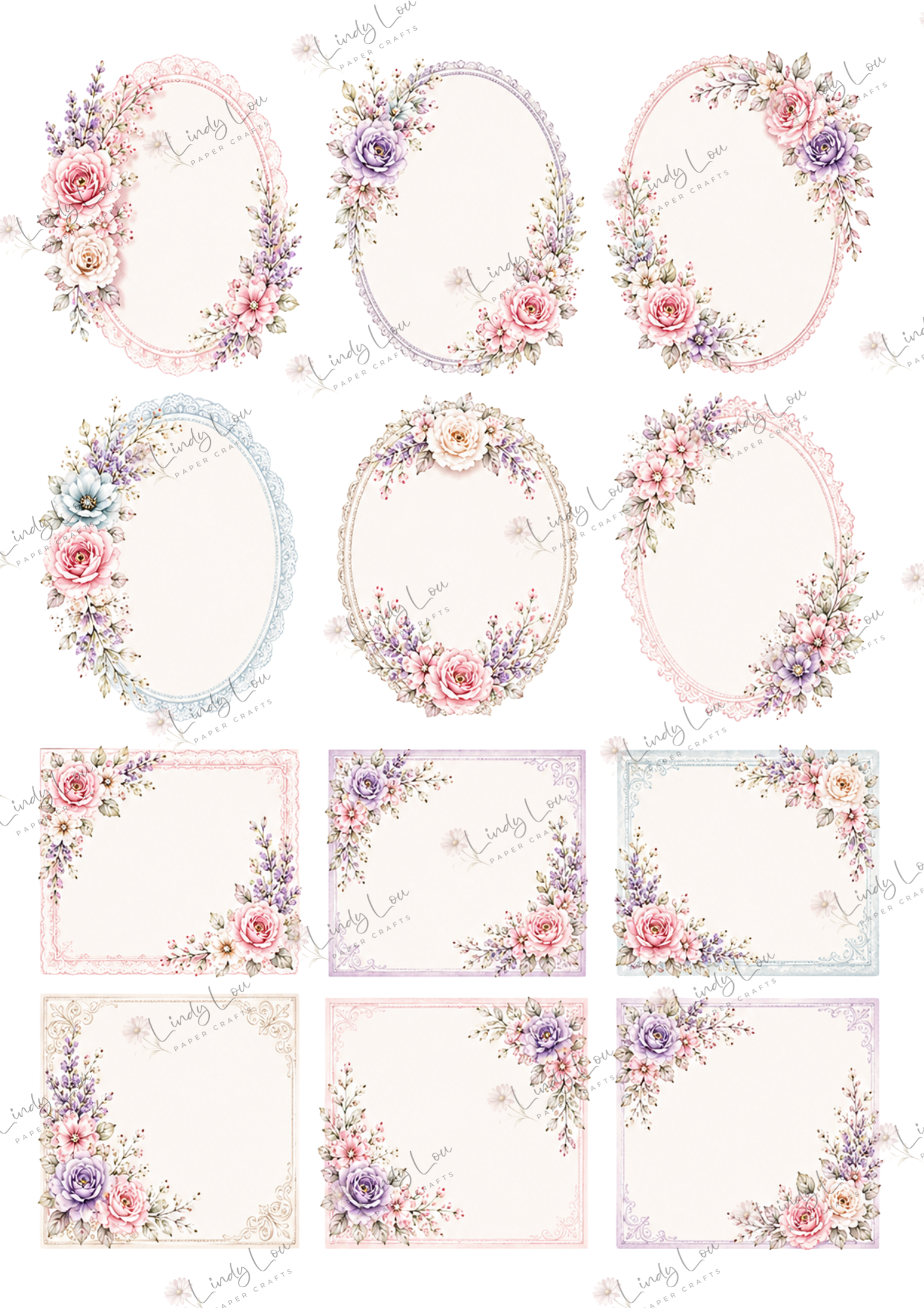A6 Card Collection - Blooming Grace