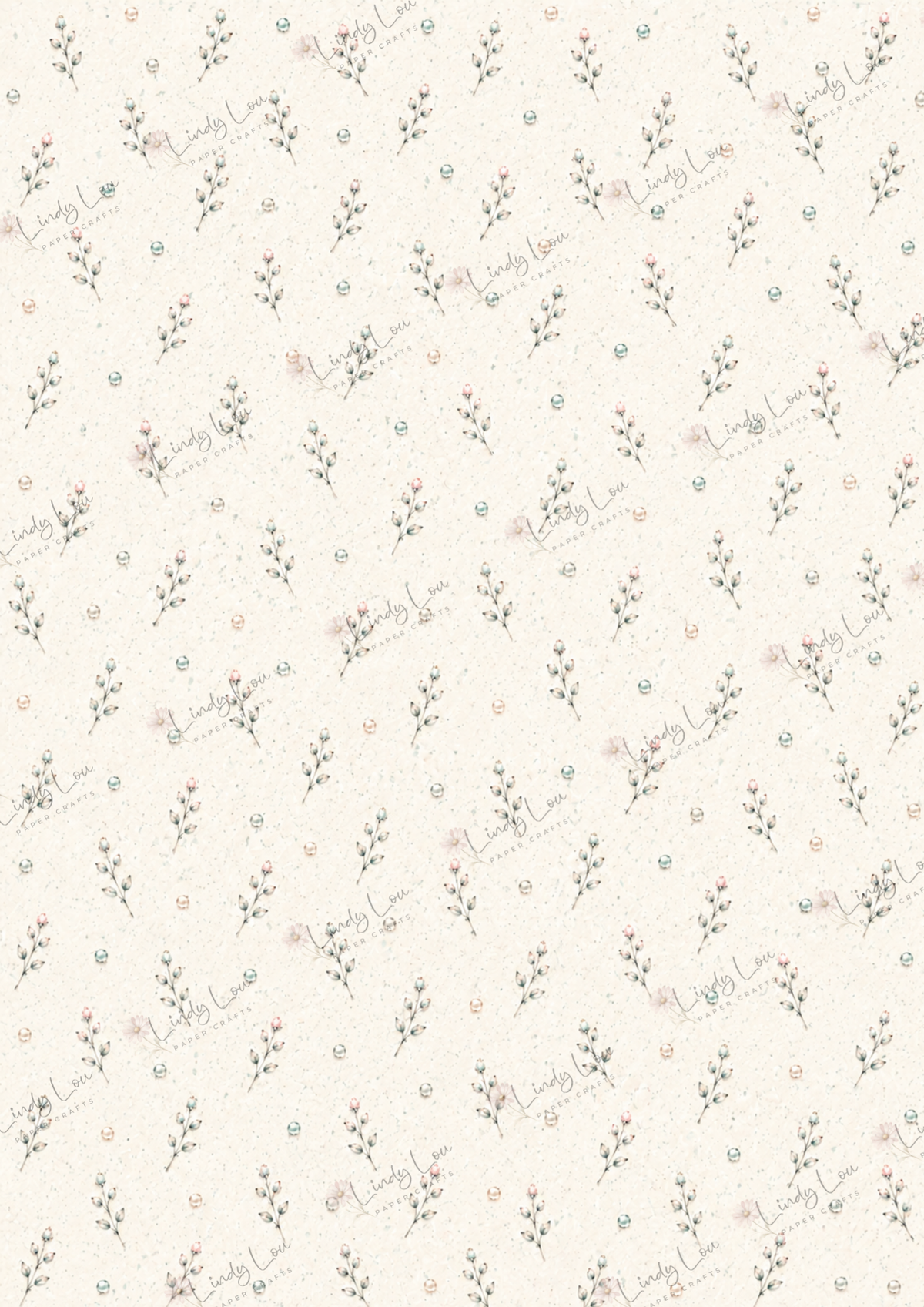 A4 Paper Pack - a Little bit of Pretty - Mint