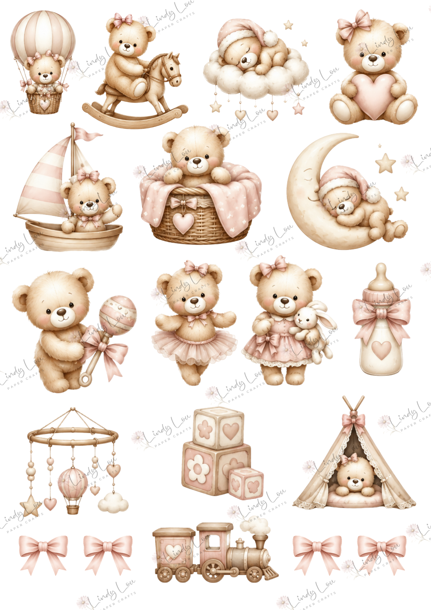 A6 Card Collection - Boho Baby