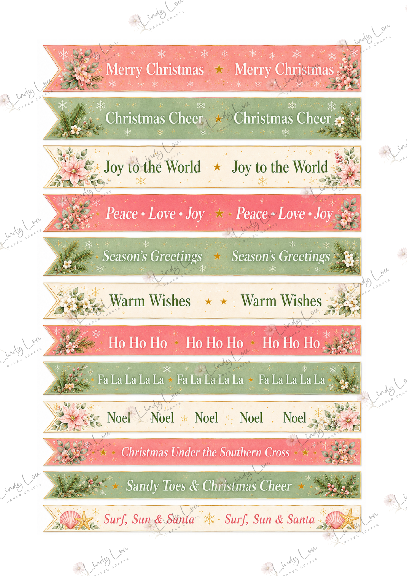 A6 Card Collection - Aussie Christmas