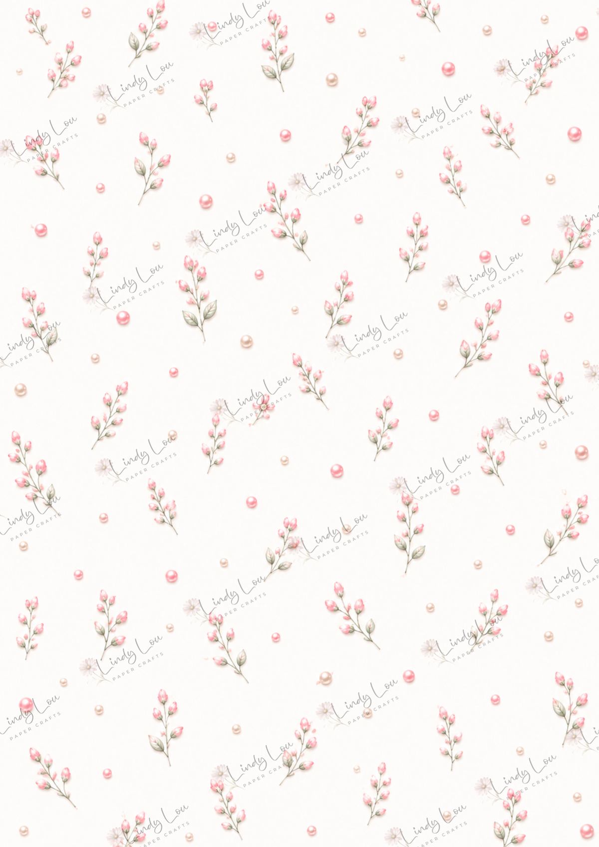 A4 Paper Pack - a Little bit of Pretty - Pink