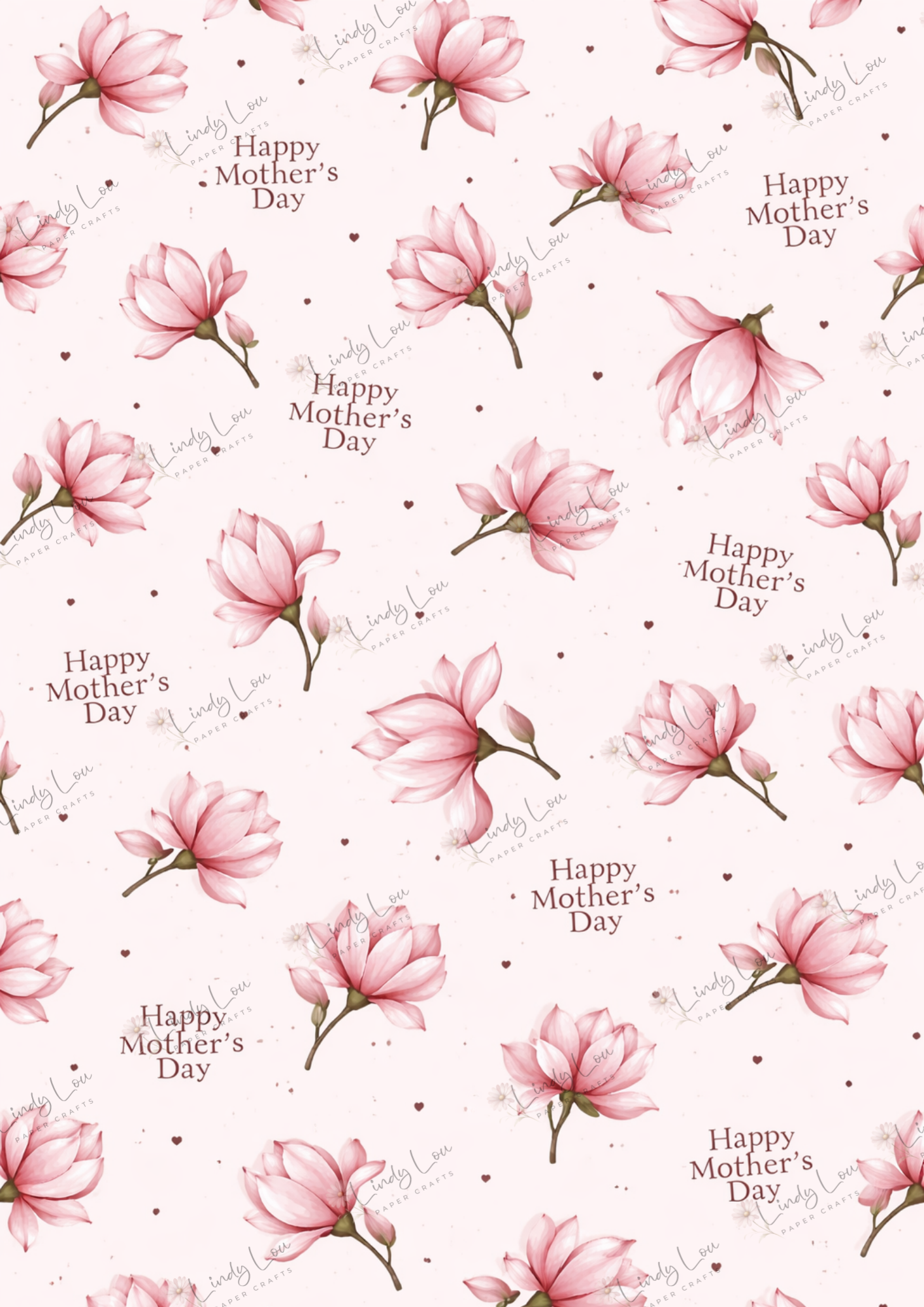 A4 Single Sheet - Mother's Day - Magnolia Mother's Wishes
