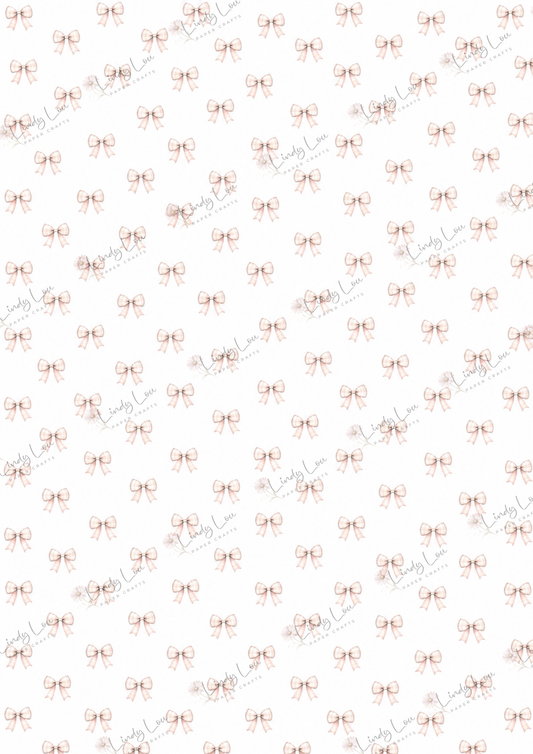 A4 Single Sheet - Little Goose Adventures - Pink Bow