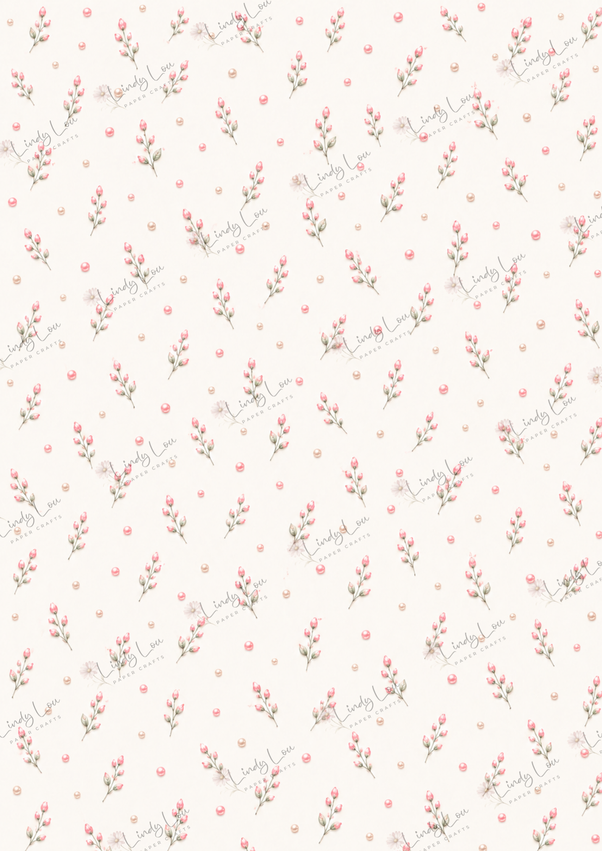 A4 Paper Pack - a Little bit of Pretty - Pink