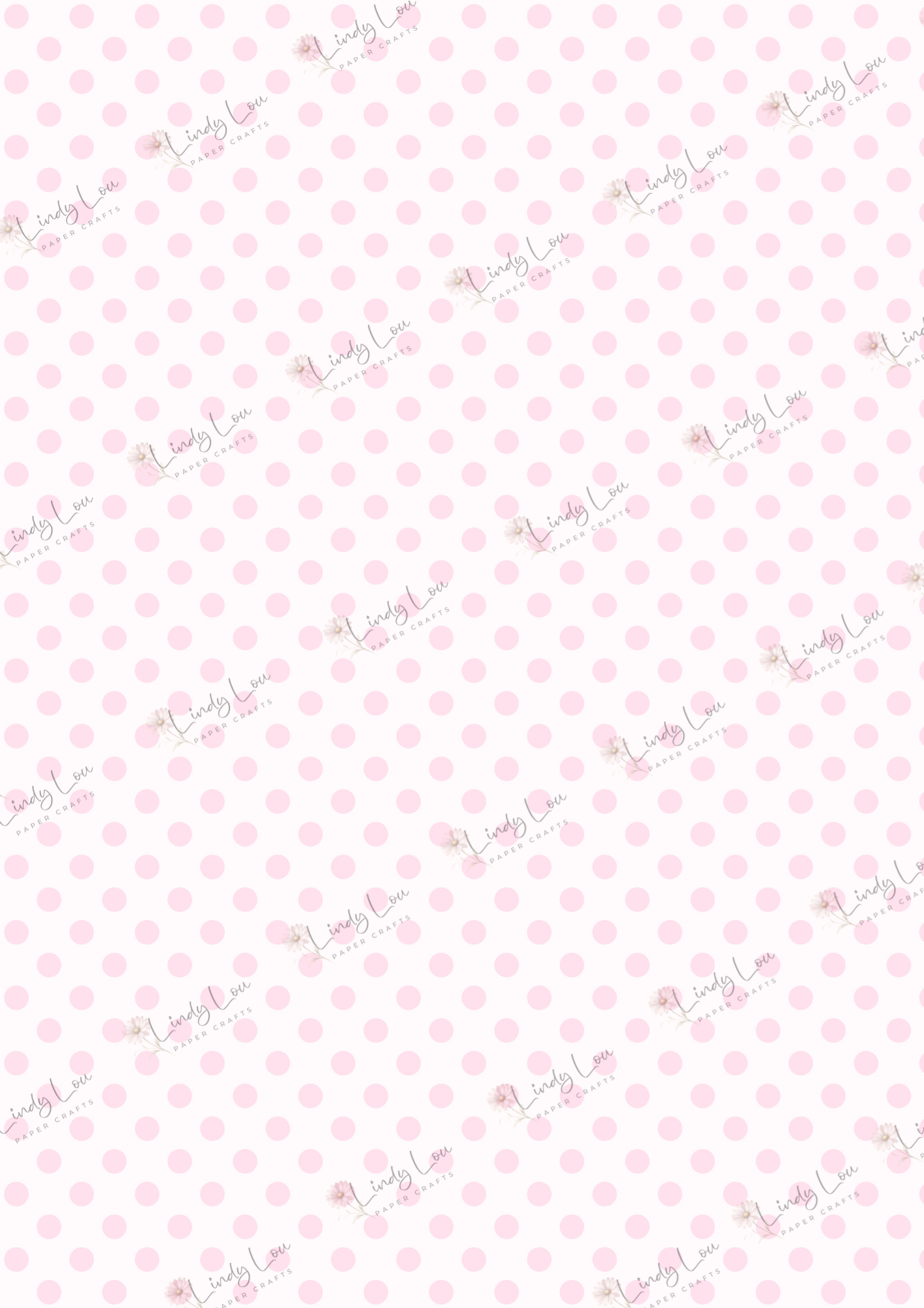 A4 Single Sheet - Daisy Whispers - Whispering Dots