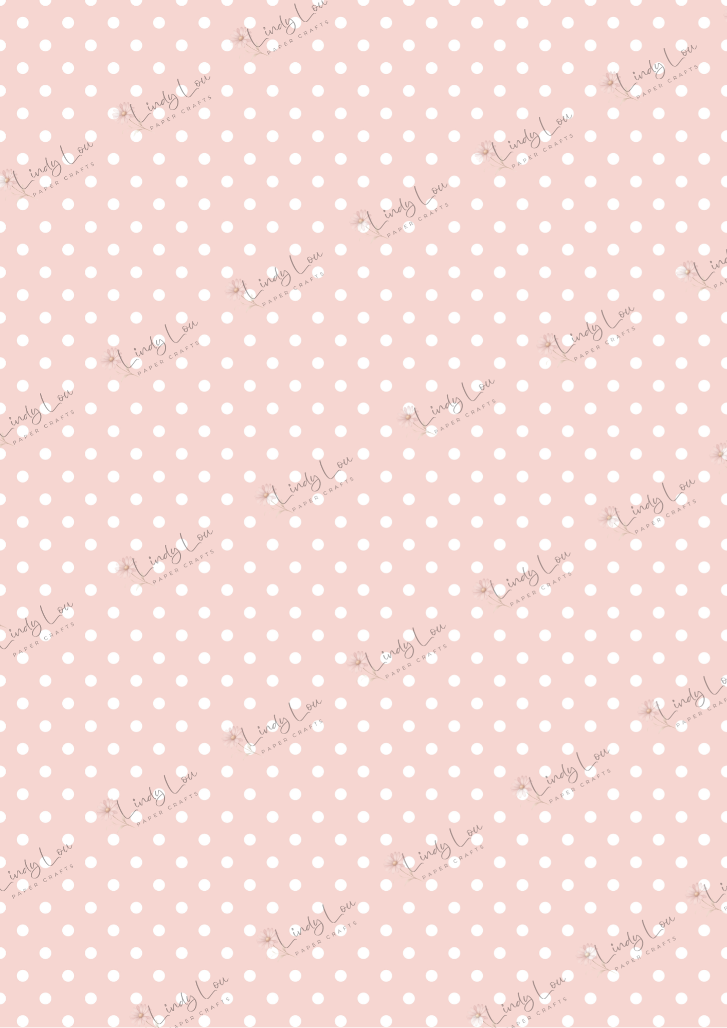 A4 Single Sheet - Sunflower Dreams - Pink Dot