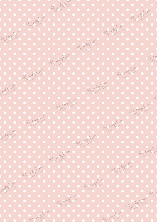 A4 Single Sheet - Sunflower Dreams - Pink Dot