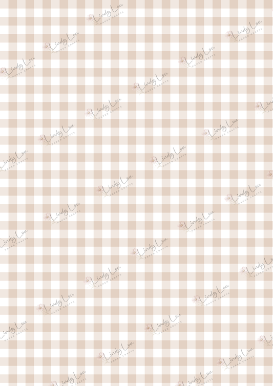 A4 Single Sheet - Boho Baby - Welcome Little One (no image)