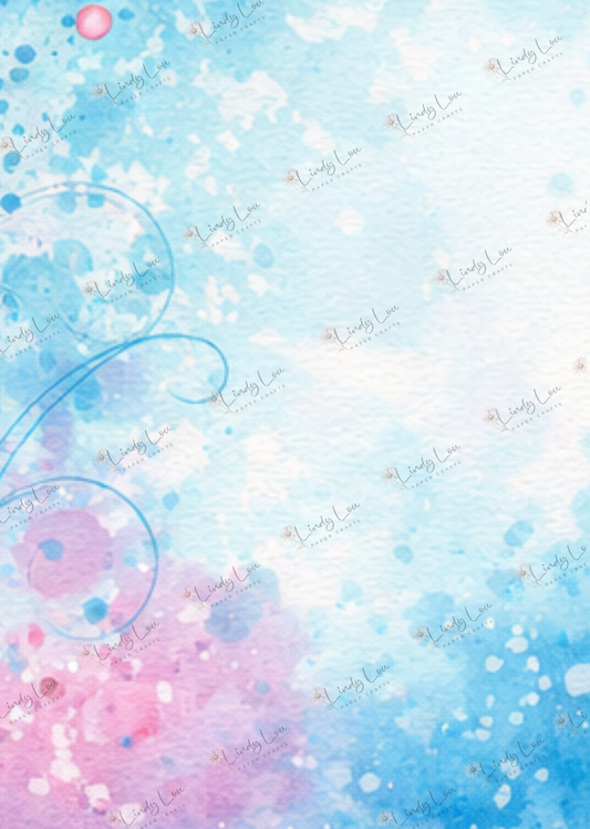 A4 Single Sheet - Absolutely Fabulous - Blush & Breeze