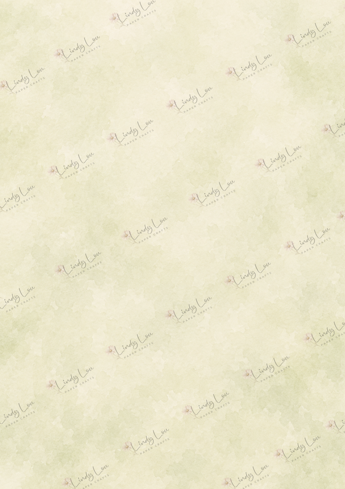 A4 Single Sheet - Baby Boy - Gentle Meadow