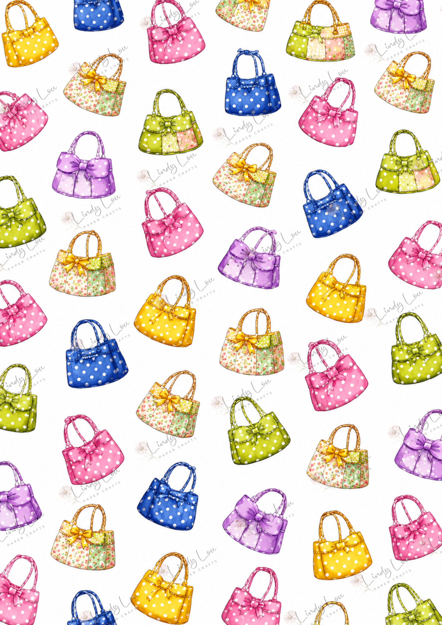 A4 Single Sheet - Devine Divas - Handbag Parade