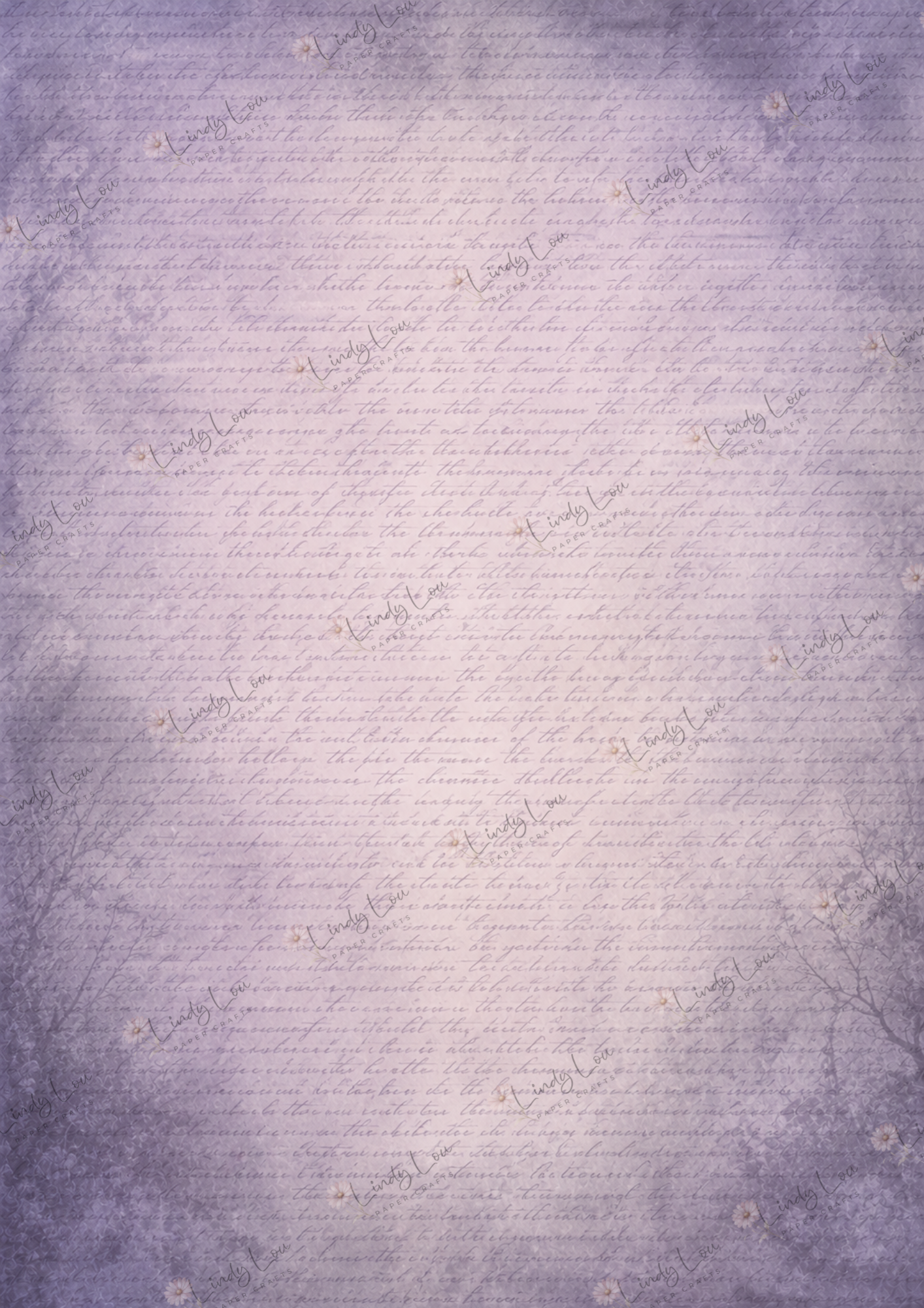 A4 Single Sheet - Gothic Girl Dreams - Whispers from Beyond