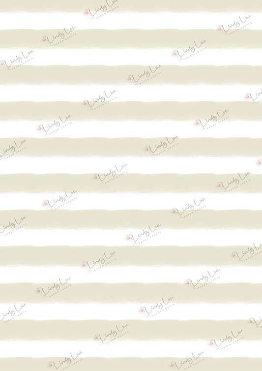 A4 Single Sheet - Dino Saurus - Little Dino Stripes (no image)