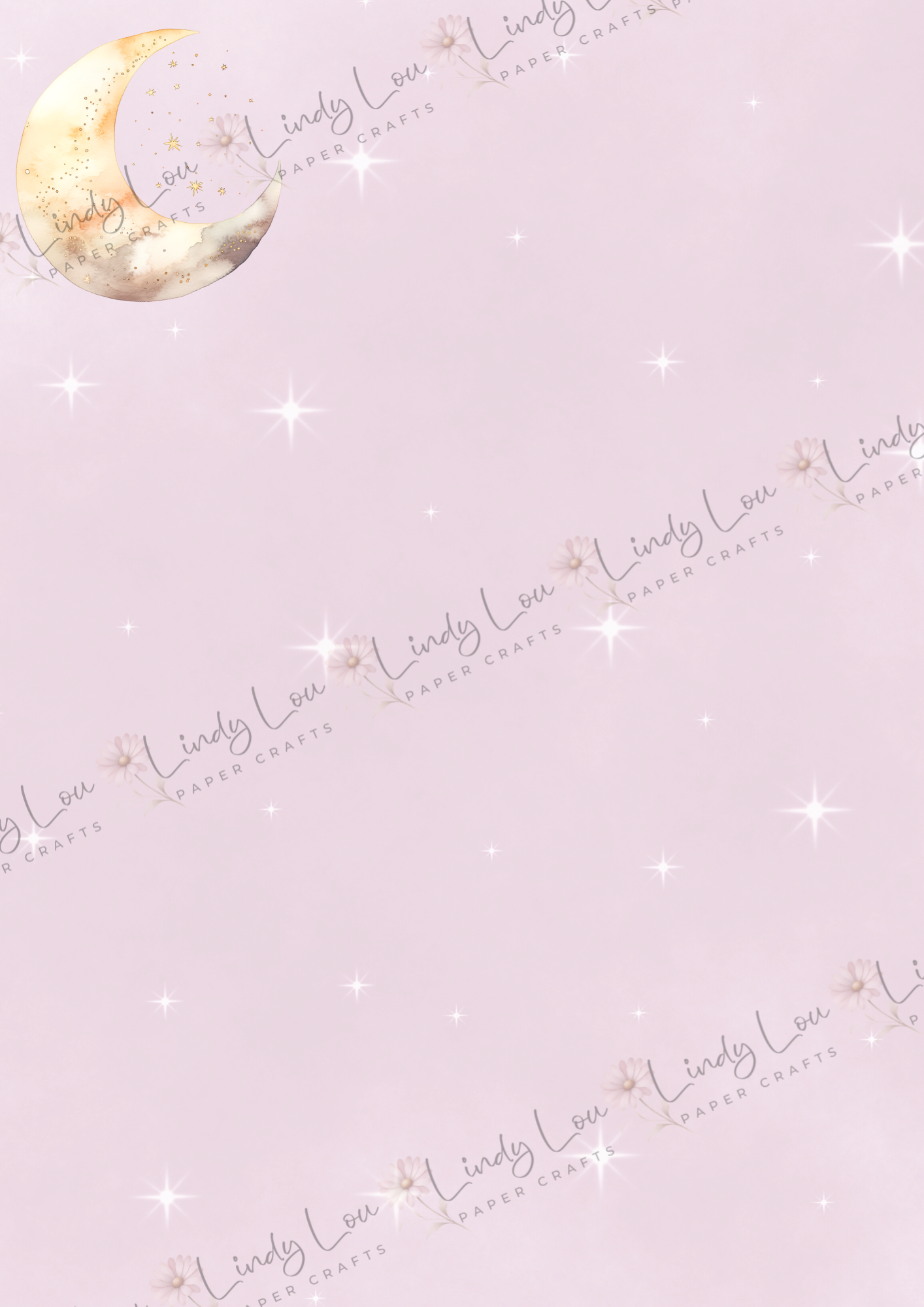 A4 Single Sheet - Cosmic Cuties - Moonlit Dreams