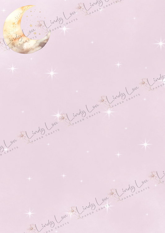 A4 Single Sheet - Cosmic Cuties - Moonlit Dreams