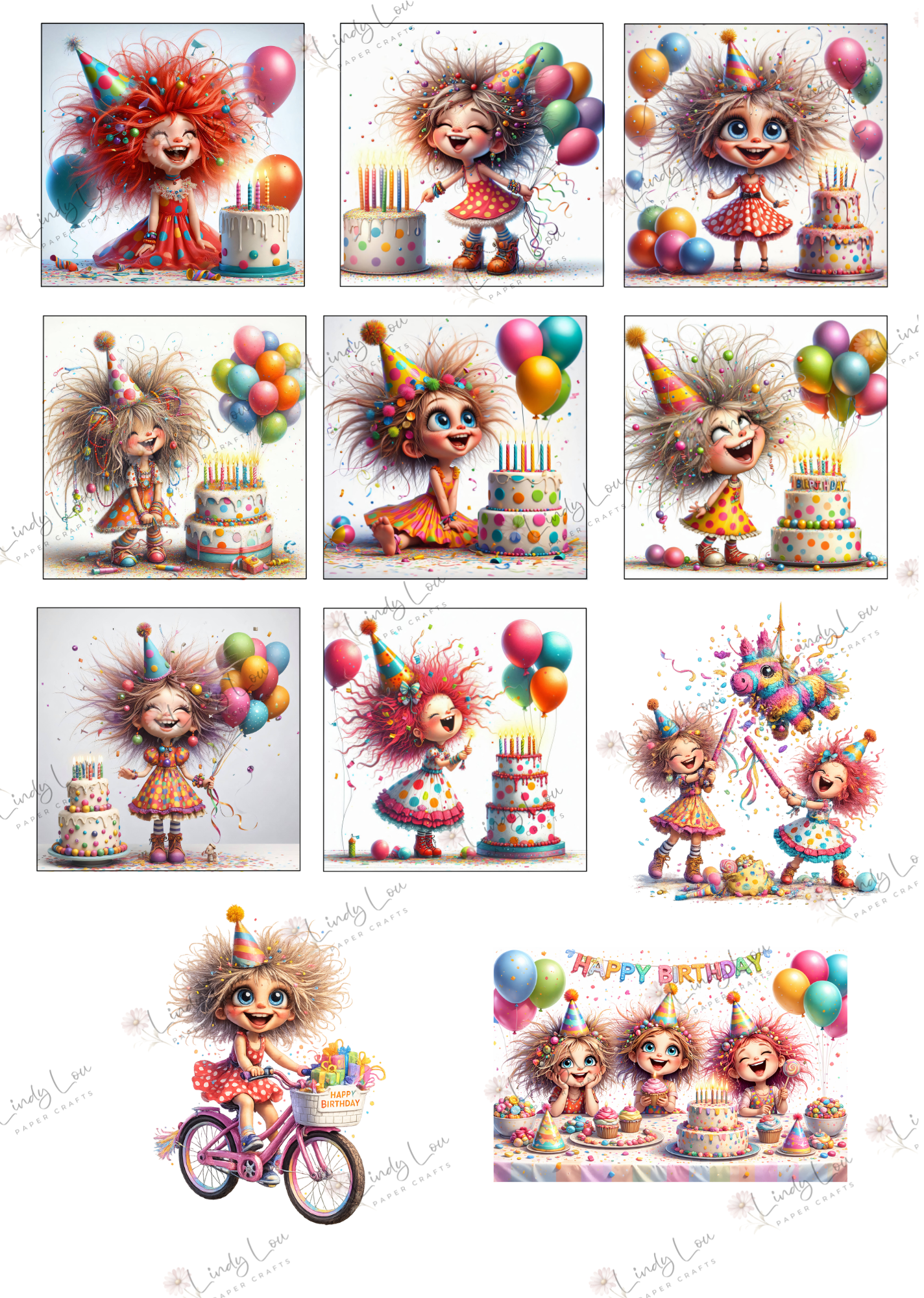 A6 Card Kit - Birthday Giggles