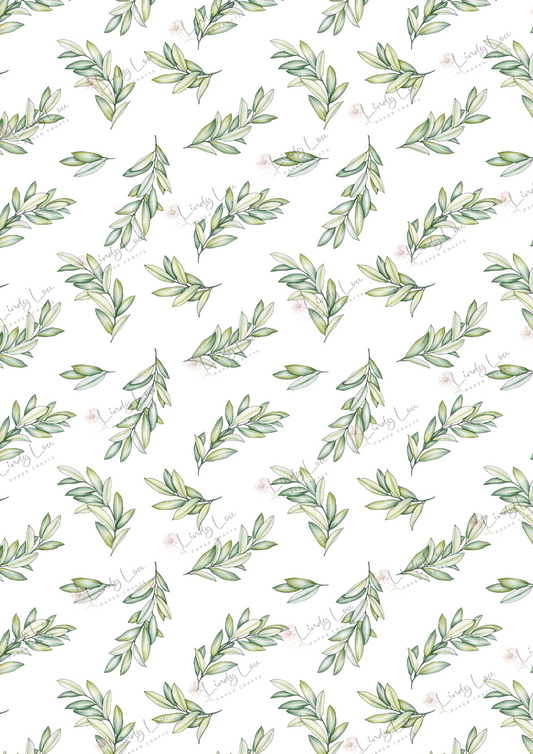A4 Single Sheet - Wisteria Walk - Wandering Leaves