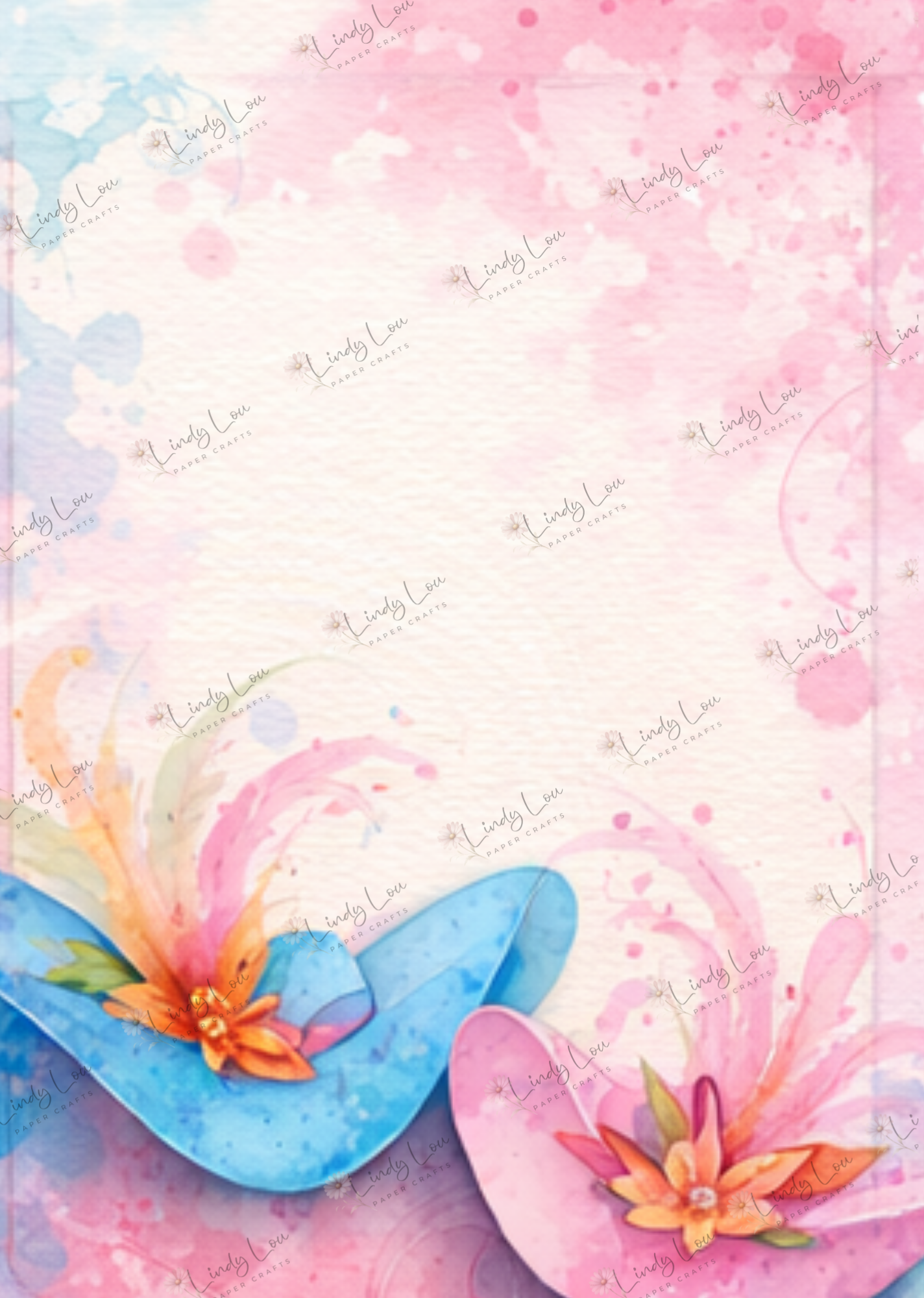 A4 Single Sheet - Absolutely Fabulous - Elegance in Bloom