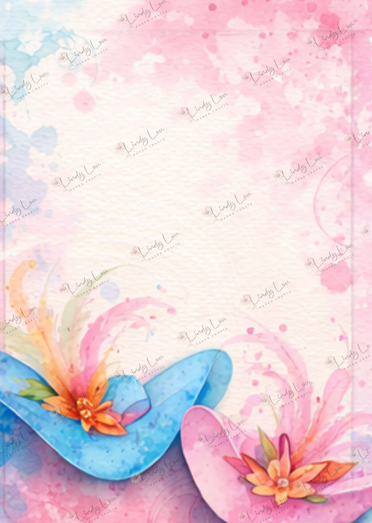 A4 Single Sheet - Absolutely Fabulous - Elegance in Bloom