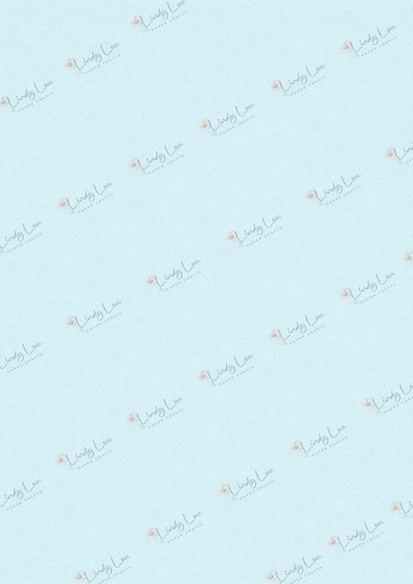 A4 Single Sheet - Softly Spoken -  Ocean Hush