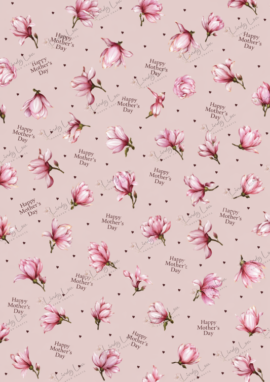 A4 Single Sheet - Mother's Day - Petals & Love