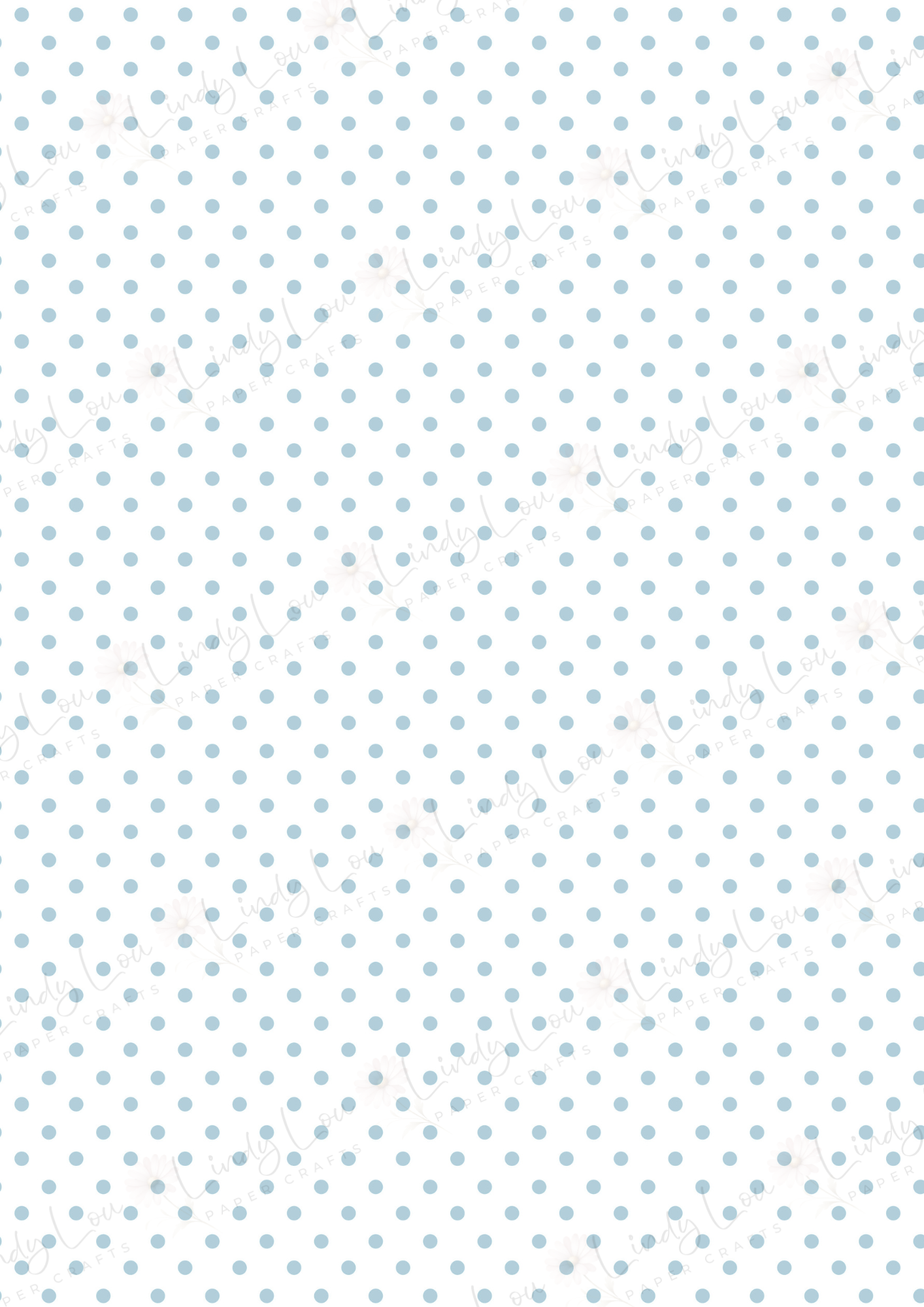 A4 Single Sheet - Daisy Girls - Daisy Dot Delight (no image)