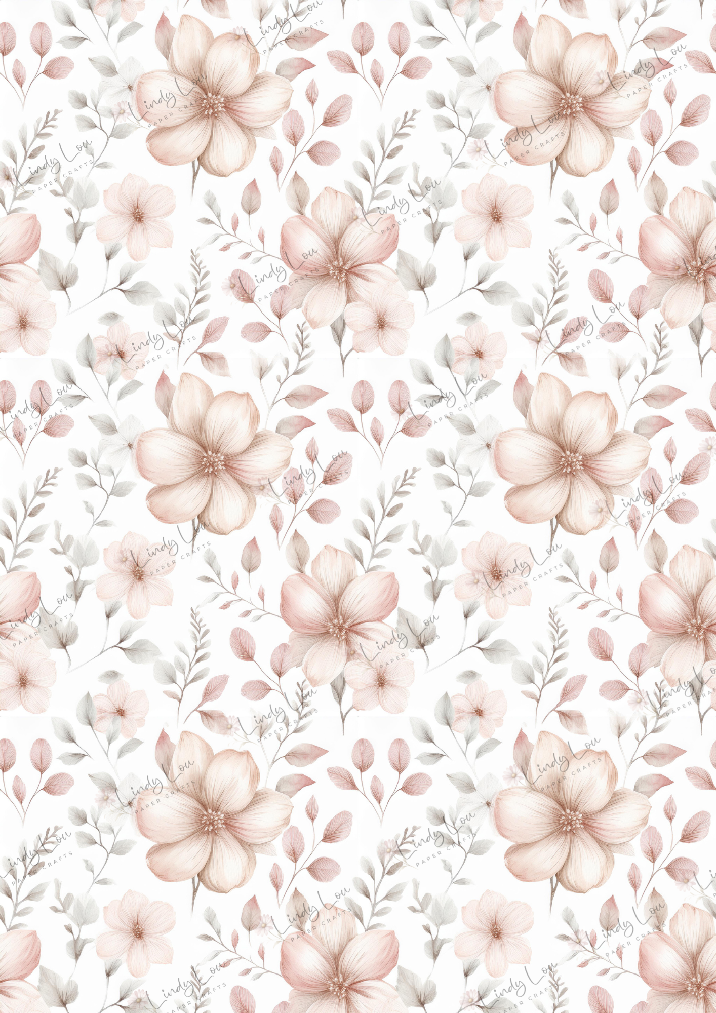 A4 Single Sheet - Tiny Dancer - Whispers in Bloom